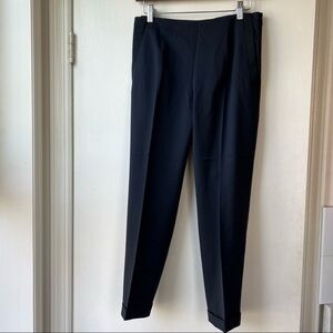 PRADA Cuffed Cropped navy Pants SZ 42(6)
